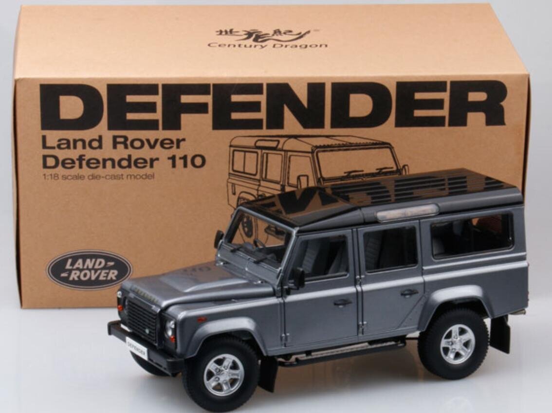 ▲超希少！Silver！Century Dragon 1/18 ランドローバー LAND ROVER Defender 110 ディフェンダー 新品の画像2