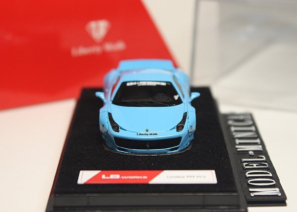 ▲超希少！Baby Blue！限定品！TP 1/64 フェラーリ Ferrari 458 Italia LBWK LB Works Liberty Walk Zero Fighterの画像2