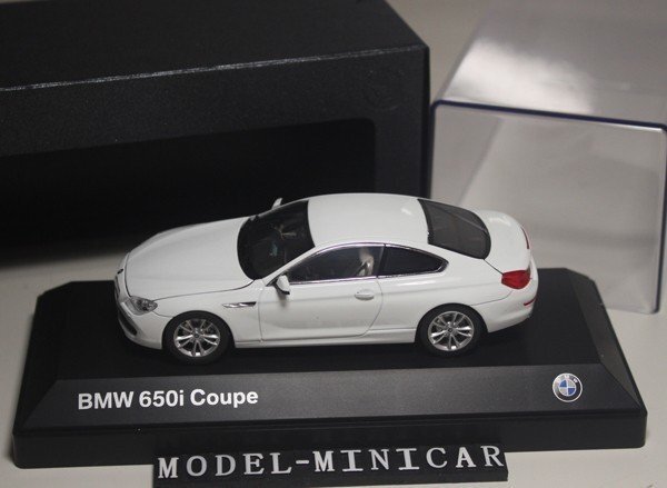 ▲BMW 1/43 BMW 650i Coupe 白_画像1