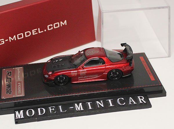 ▲入手困難！Metallic Red！Ignition Model 1/64 アテンザ MAZDA RX-7 RX7 FD3S RE雨宮 IG 新品_画像1