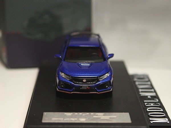 ▲入手困難！青！LCD 1/64 ホンダ Honda Civic シビックType R タイプ R 無限 FK8 新品の画像2