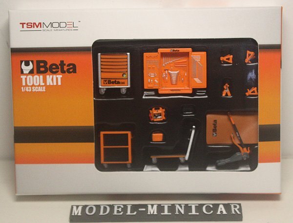 ▲入手困難！TSM 1/43 ガレージシリーズ Beta Tool Kit SNAP ON GARAGE 新品の画像1
