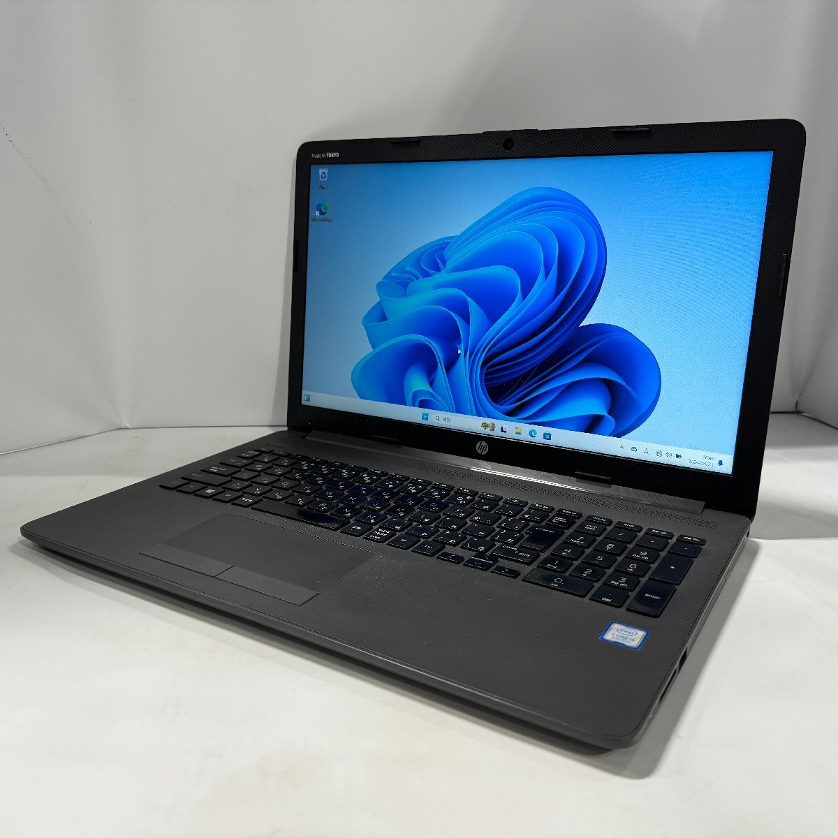 ◎HP 250 G7 Notebook 6SD98PA#ABJ Intel Core i5-8265U メモリ4GB HDD500GB 15.6インチ HD DVDマルチWindows11Pro 現状品 /0321e13_画像1