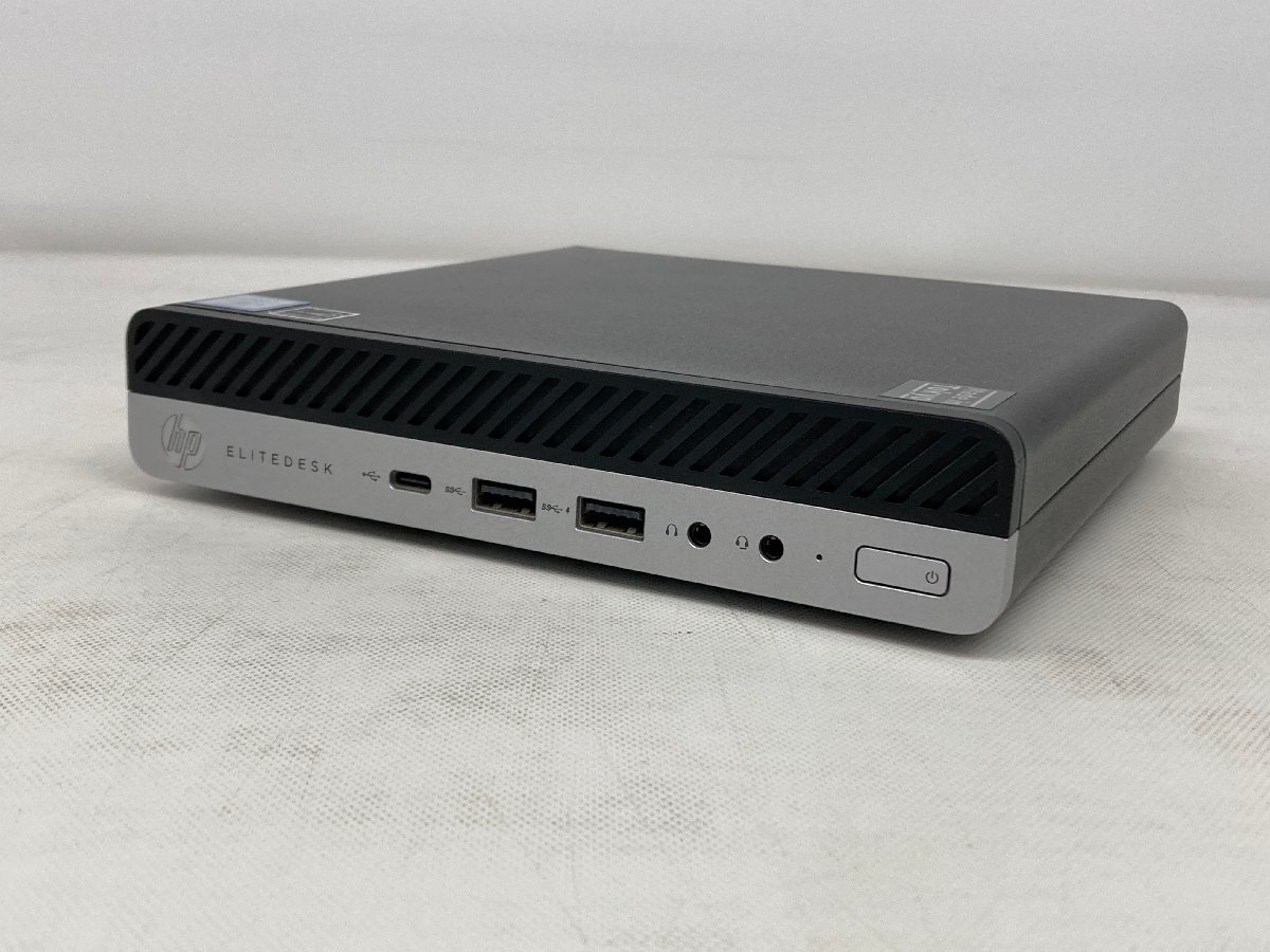 ◆わけあり◆HP EliteDesk 800 35W G4Desktop Mini PC◆Windows11 i5-8500T メモリ8GB SSD 128GB ドライブレス 小型 ミニ 2YH15AV◆0417の画像1