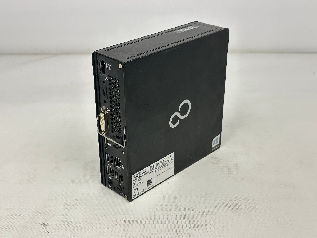 ★FUJITSU ESPRIMO Q558/B★Core i3-9100T @3.10GHz/4GB/SSD 256GB★通電、BIOSのみ確認★1円～★0405-I_画像2