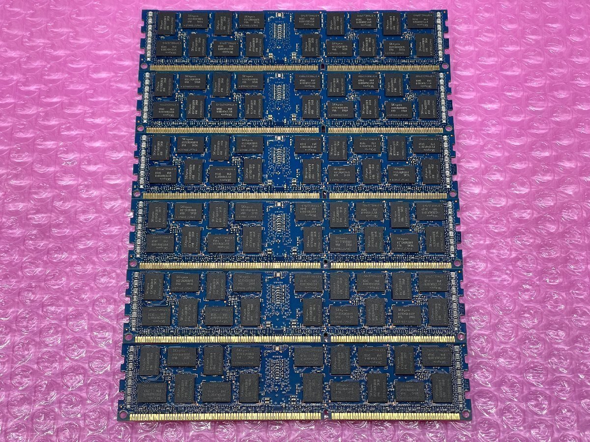 ★HP純正 16GB 2Rx4 PC3L-10600R 6枚セット 96GB★SK hynix HMT42GR7BFR4A-H9★647653-081★動作確認済み★0830-I_画像4