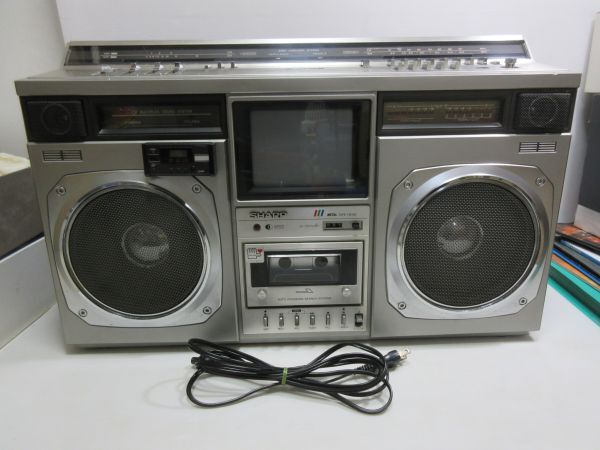 *SHARP sharp radio-cassette CT-6001 radio cassette tape color tv receiver audio equipment operation verification ending present condition delivery..