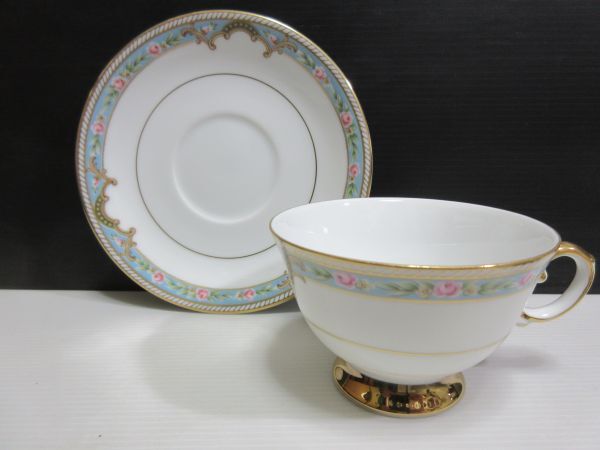 ◆未使用 保管品 HOYA CHINA CORP 保谷チャイナ カップ＆ソーサー 碗皿 6客セット 元箱入り 現状渡し..の画像6