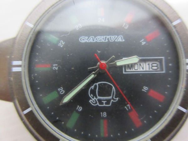 ◆CAGIVA カジバ メンズ時計 不動品 現状渡し..の画像10