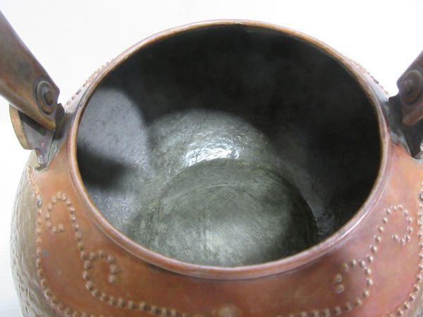 ◆レトロな 変わった銅製 茶瓶 やかん 現状渡し_画像6