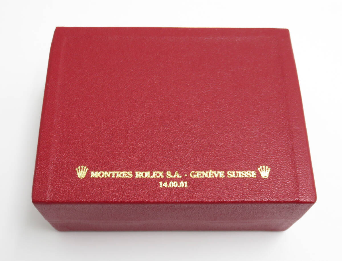 *1 jpy start *ROLEX/ Rolex original wristwatch for preservation box case red series empty box outer box pillow equipped tag owner manual booklet accessory 