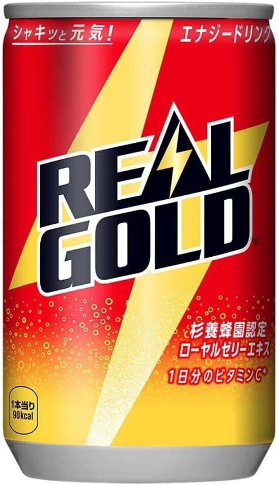 ○ REAL GOLD コカ・コーラ リアルゴールド 160ml × 30缶の画像1