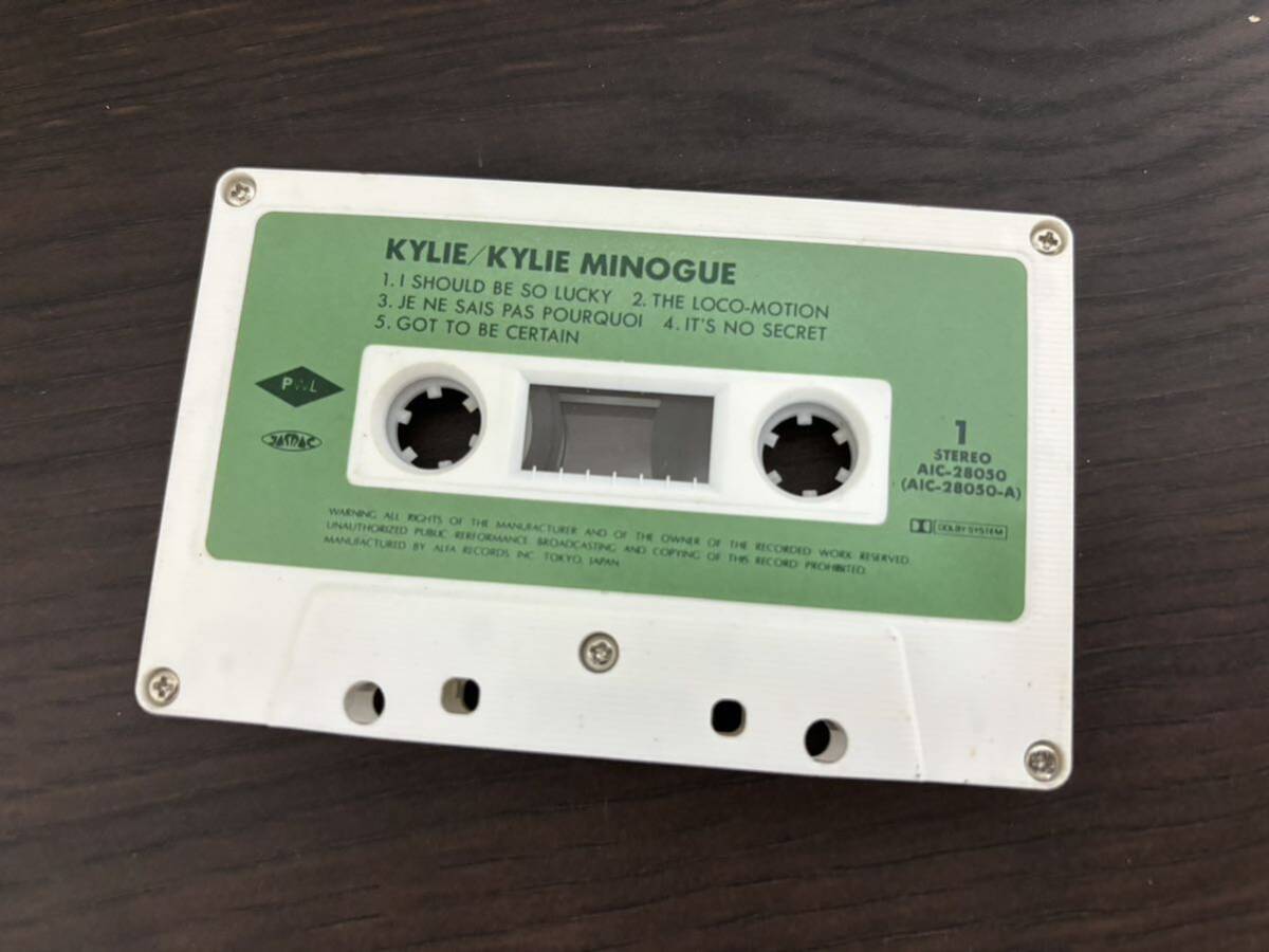 KYLIE MINOGUE ENJOY YOURSELF 25B4-77 AIC-28050 2個セット カセットテープ の画像8
