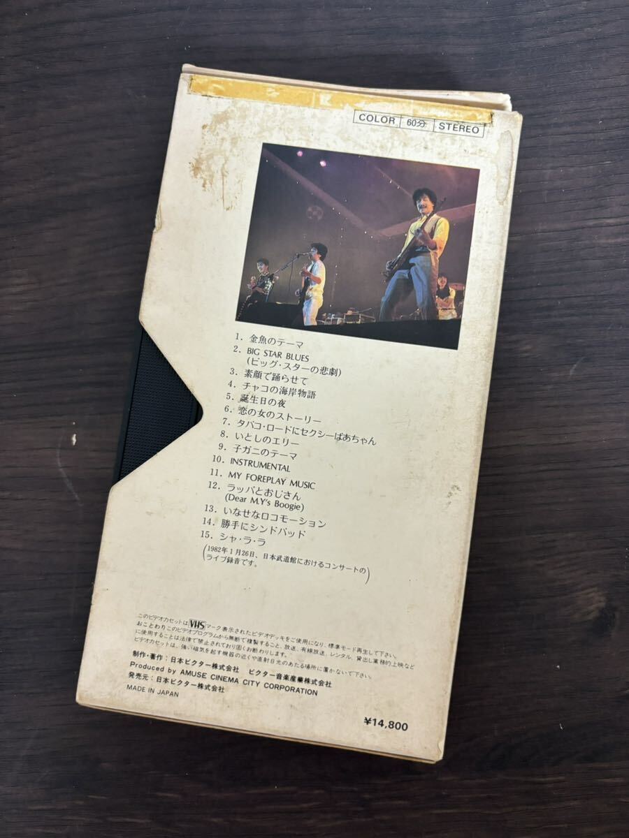 サザンオールスターズ 武道館 コンサート VHS ビデオ 未確認_画像3
