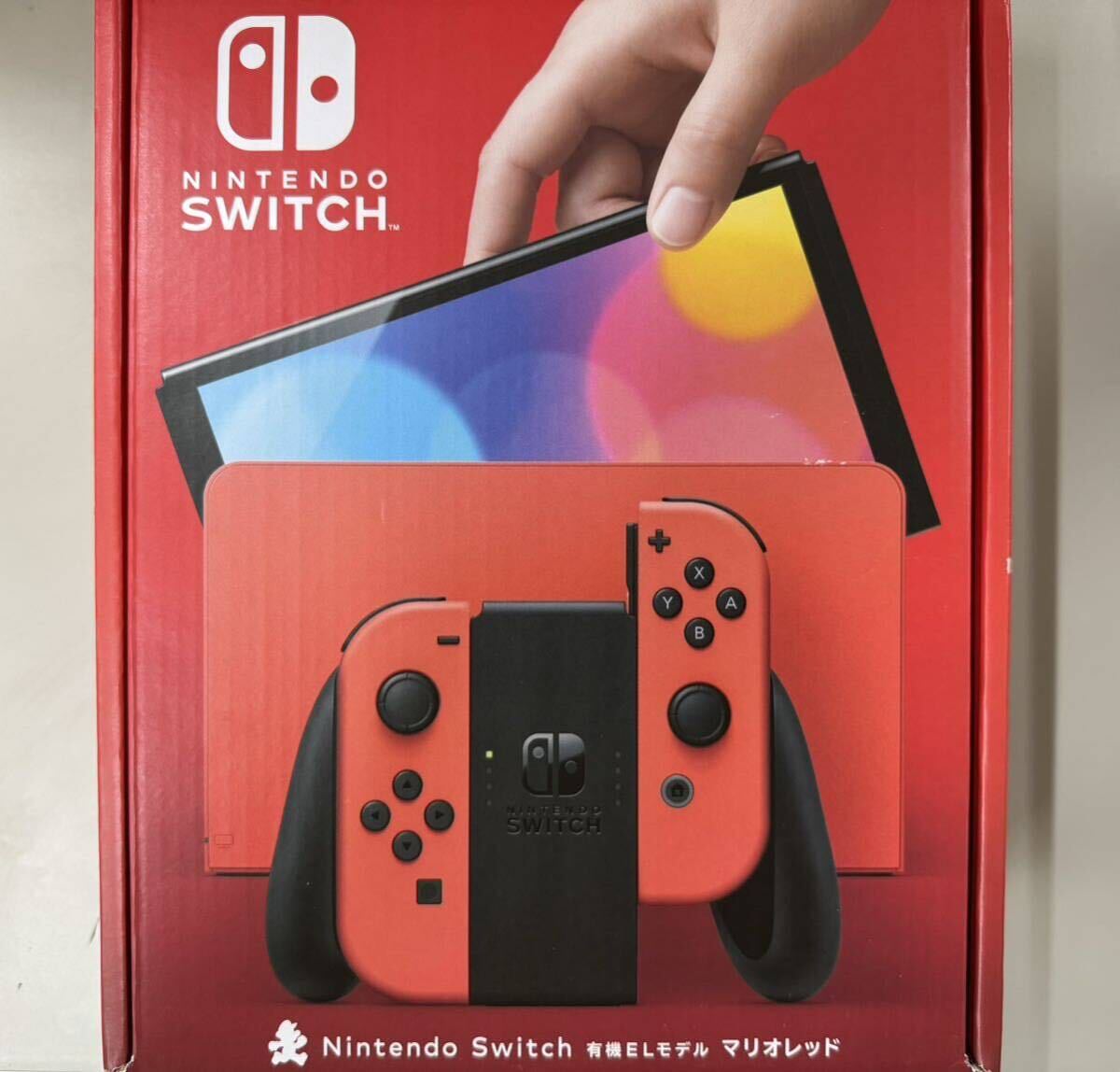 【送料込み】Nintendo Switch ニンテンドー スイッチ 有機ELモデル マリオレッド 本体 【未使用】_画像1