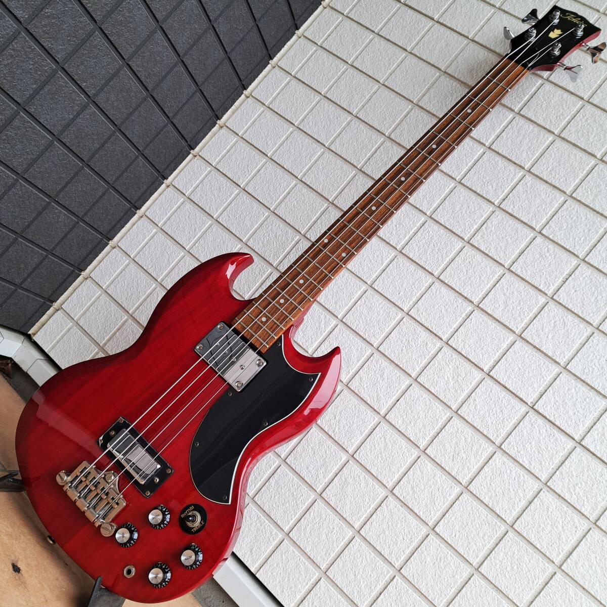 ■Tokai SG EB Bass トーカイ 東海楽器 CH Cherry Red チェリーレッド ベース Gibson ギブソン Epiphone エピフォンの画像1