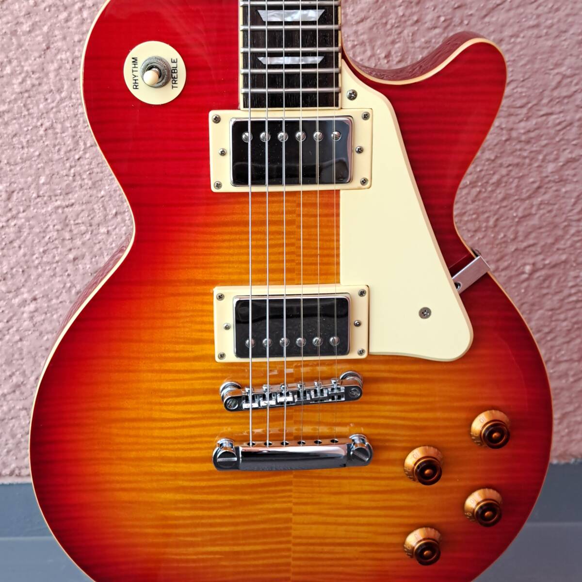 #Bacchus Les Paul Standard Live Road Flame Maple Bacchus Lespaul standard Cherry sun Burst Gibson Gibson 