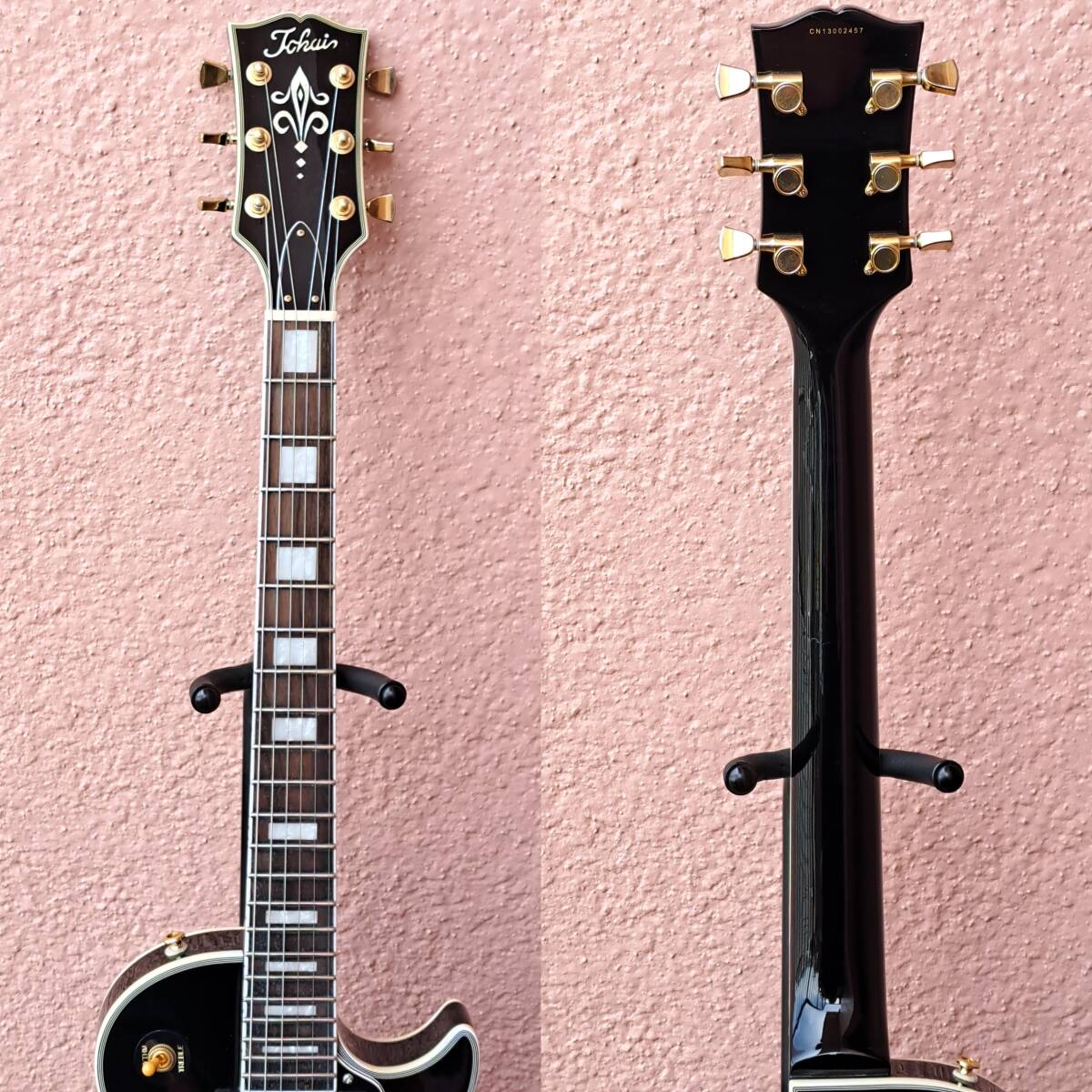 ■Tokai ALC-70 Les Paul Custom レスポールカスタム トーカイ 東海楽器 Gibson ギブソン Epiphone エピフォン_画像9