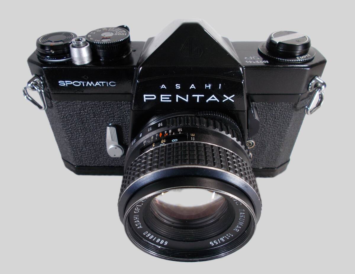 フィルムカメラ 整備済 完動品 Pentax SP + f/1.8 P815の画像3