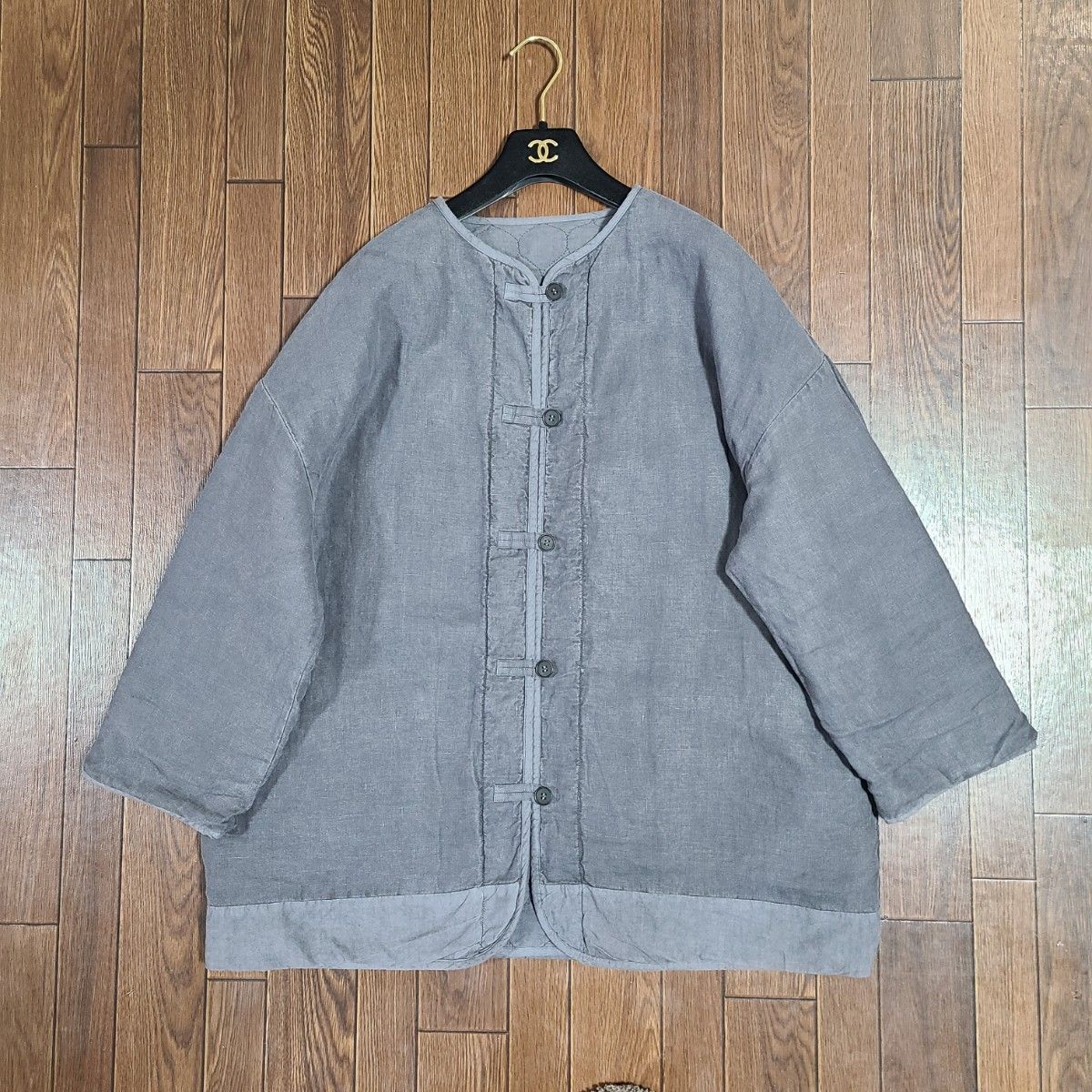 極美品 ネストローブ コットンラミー キルティング リバーシブル 極美品 ネストローブ コットンラミー キルティング リバーシブル