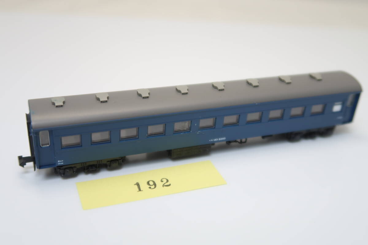 40404-192【客車】KATO スハ43・青色【中古品】_画像1