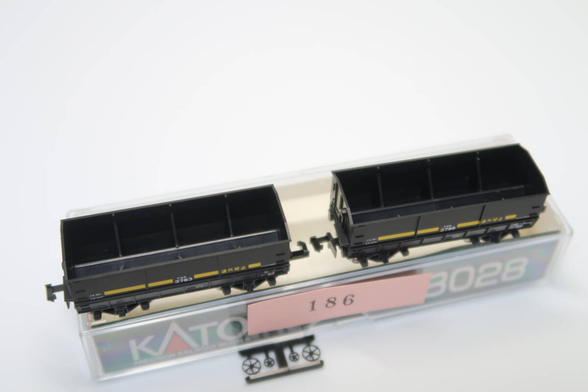 40421-186【貨車セット品】KATO セキ3000（2両）【中古品・ケース有】_画像2