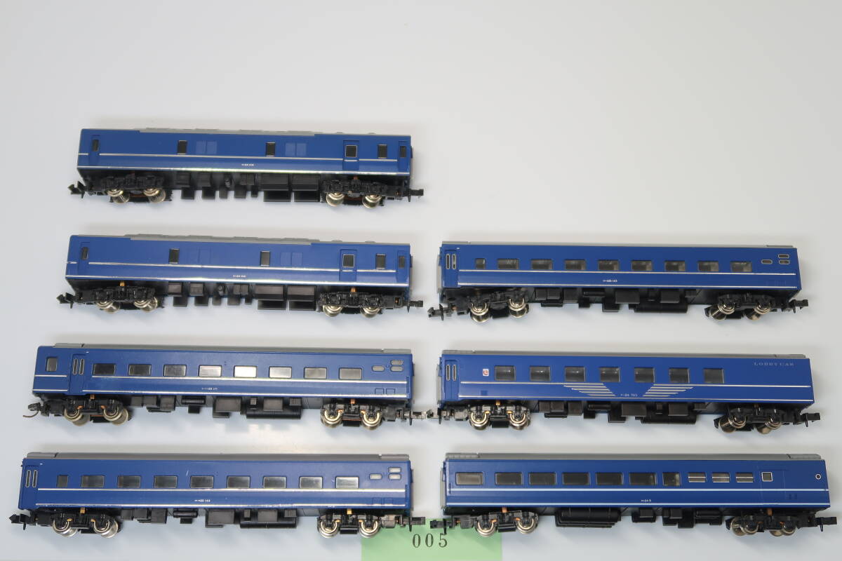 40428-005【客車（発送：ゆうパケットプラス 410円、他）】KATO 24系（7両）【中古品】_画像1