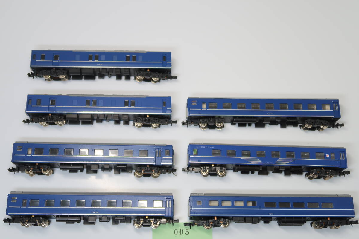 40428-005【客車（発送：ゆうパケットプラス 410円、他）】KATO 24系（7両）【中古品】_画像2