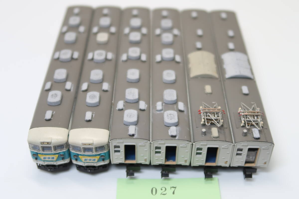 40428-027【電車（発送：ゆうパケットプラス 410円、他）】KATO 153系・新快速色（6両）【中古品】_画像3