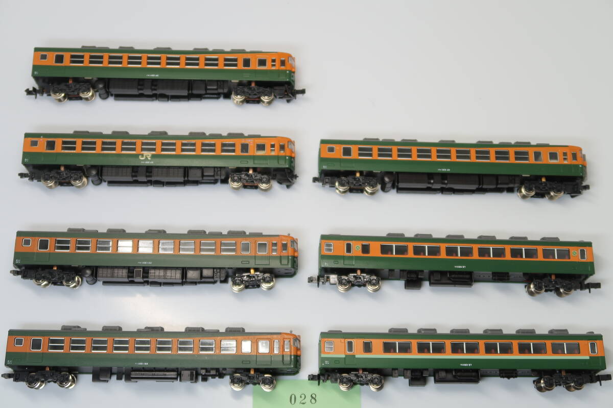 40428-028[ train ( shipping :.. packet plus 410 jpy, other )]KATO 165 series (7 both )[ secondhand goods ]