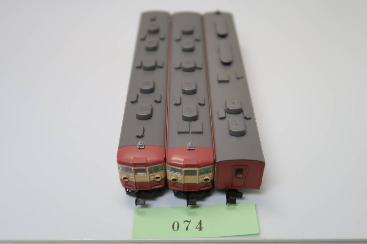 40428-074【電車】KATO 455系（3両）【中古品】_画像3