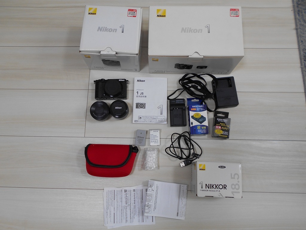 ★美品★ Nikon 1 J5 ダブルレンズキット ブラックの画像2