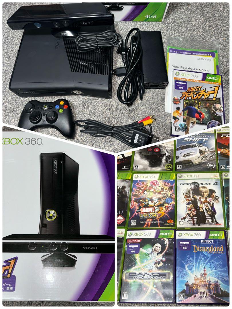 Xbox 360 slim +KINECT+ソフト多数③_画像1