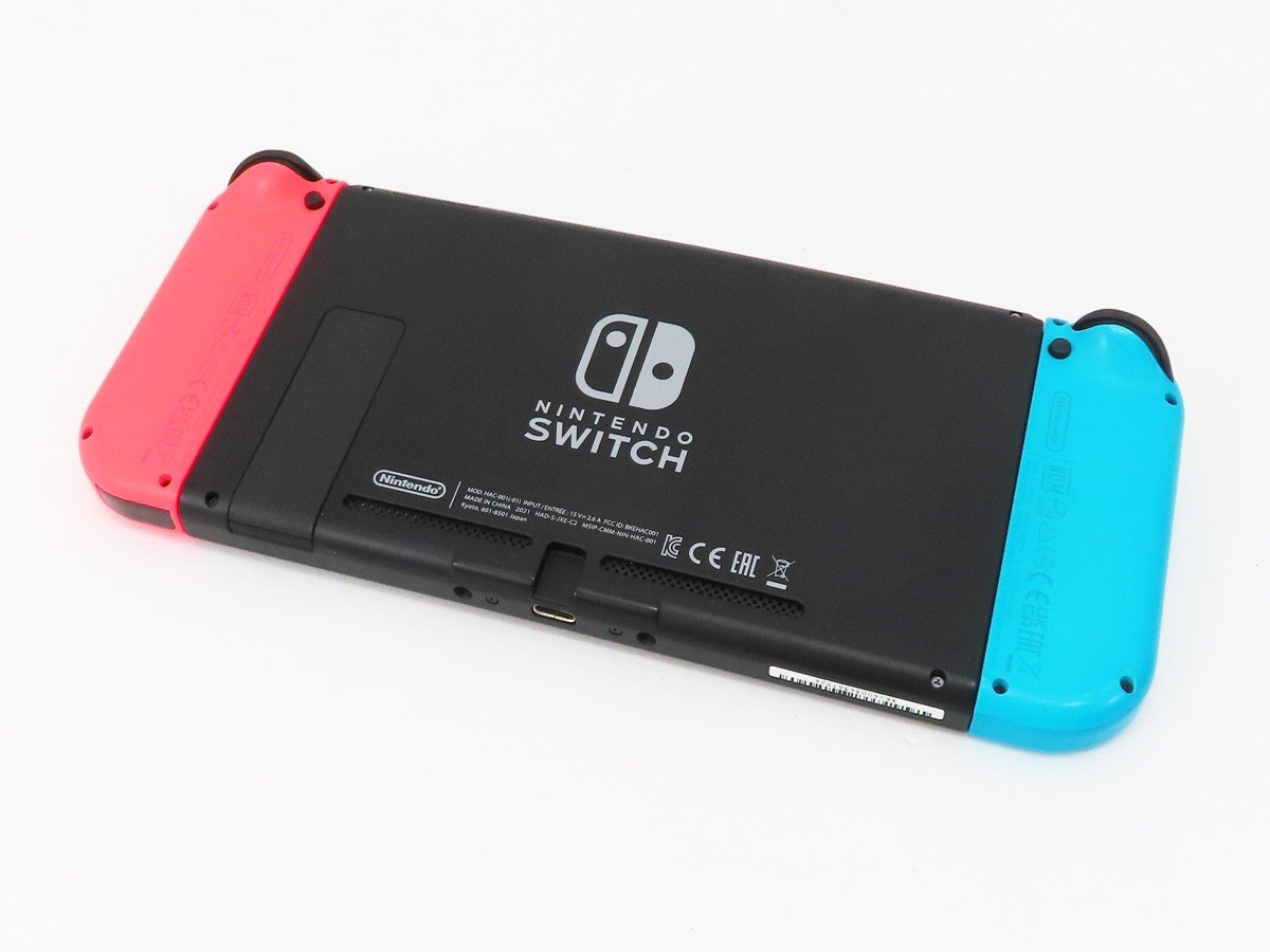 ○【任天堂】Nintendo Switch/ニンテンドースイッチ本体 新型 HAD-S-KABAA ネオンブルー/ネオンレッドの画像5