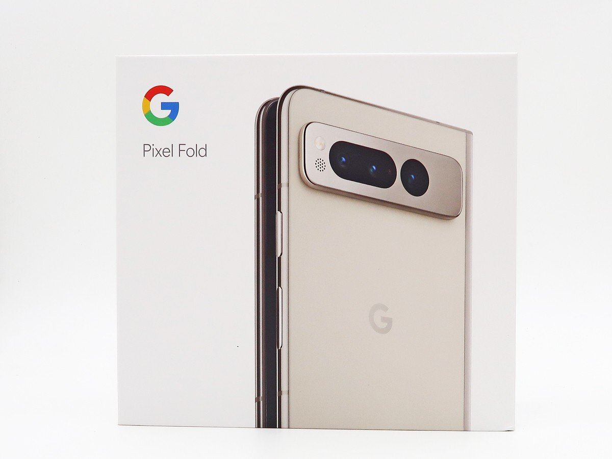 ◇未使用【Google】Google Pixel Fold 256GB SIMフリー G0B96 スマートフォン ポーセリン_画像1