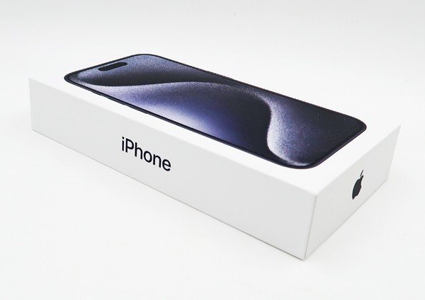 ◇未使用 未開封【Apple アップル】iPhone 15 Pro 128GB SIMフリー MTUA3J/A スマートフォン ブルーチタニウムの画像3