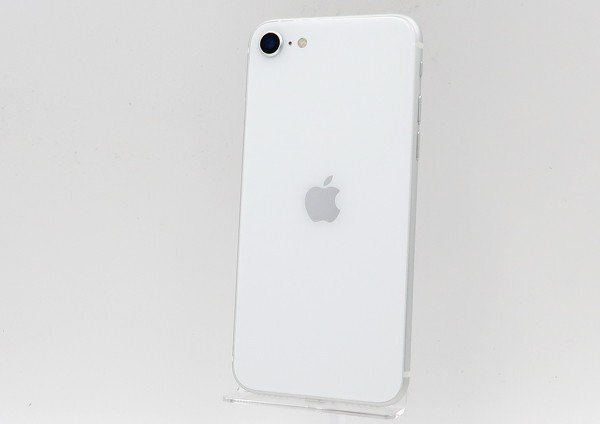 ◇ジャンク【au/Apple】iPhone SE 第2世代 64GB SIMロック解除済 MX9T2J/A スマートフォン ホワイトの画像1