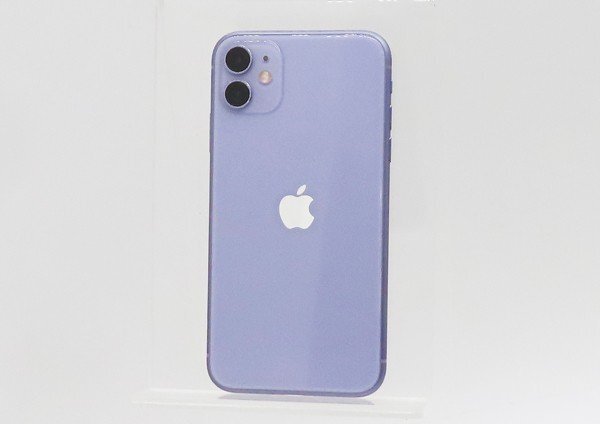 ◇ジャンク【Apple アップル】iPhone 11 64GB SIMフリー MWLX2J/A スマートフォン パープルの画像1