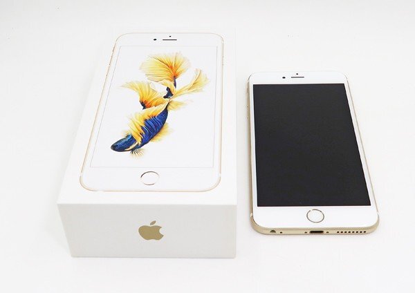 ◇ジャンク【SoftBank/Apple】iPhone 6s Plus 64GB MKU82J/A スマートフォン ゴールド_画像9