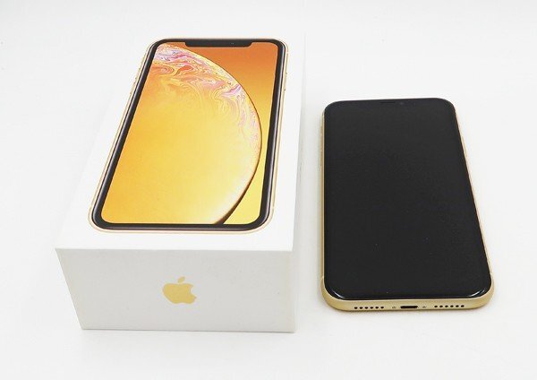 ◇【SoftBank/Apple】iPhone XR 64GB SIMロック解除済 MT082J/A スマートフォン イエロー_画像9