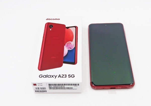 ◇未使用【docomo/SAMSUNG】Galaxy A23 5G 64GB SIMフリー SC-56C スマートフォン レッド