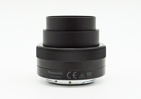 ◇【Panasonic パナソニック】LUMIX G VARIO 12-32mm/F3.5-5.6 ASPH./MEGA O.I.S. H-FS12032 一眼カメラ用レンズ ブラックの画像3