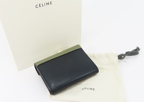 ◇【CELINE セリーヌ】トライフォールデッド 3つ折り財布 103783AD4_画像2