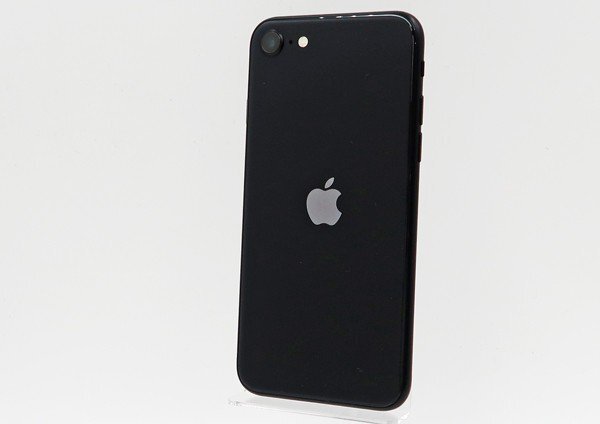 ◇ジャンク【au/Apple】iPhone SE 第2世代 64GB SIMロック解除済 MHGP3J/A スマートフォン ブラックの画像1