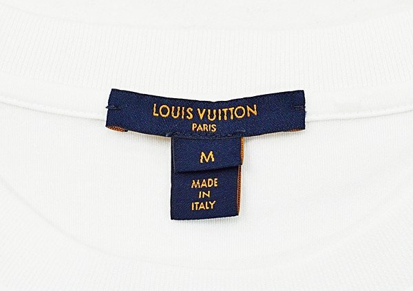 ◆美品【LOUIS VUITTON ルイ・ヴィトン】22SS チェーン モノグラムポケット 半袖Tシャツ RW221J UOL FMTS16 ホワイト M_画像4