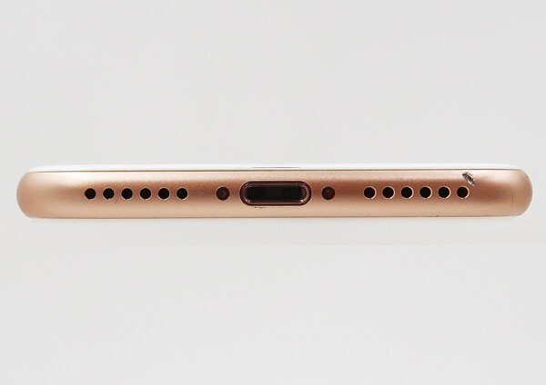 ◇ジャンク【au/Apple】iPhone 8 64GB SIMロック解除済 MQ7A2J/A スマートフォン ゴールドの画像4