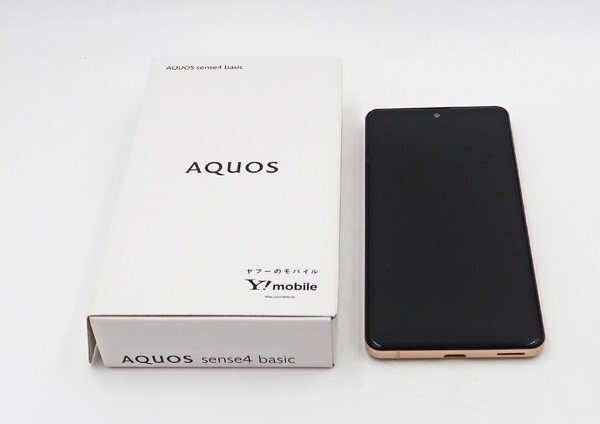 ◇【Y!mobile/SHARP】AQUOS sense4 basic 64GB A003SH スマートフォン ライトカッパーの画像9