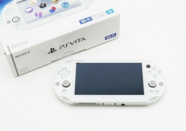 ◇【SONY ソニー】PS Vita Wi-Fiモデル PCH-2000 ホワイト_画像1