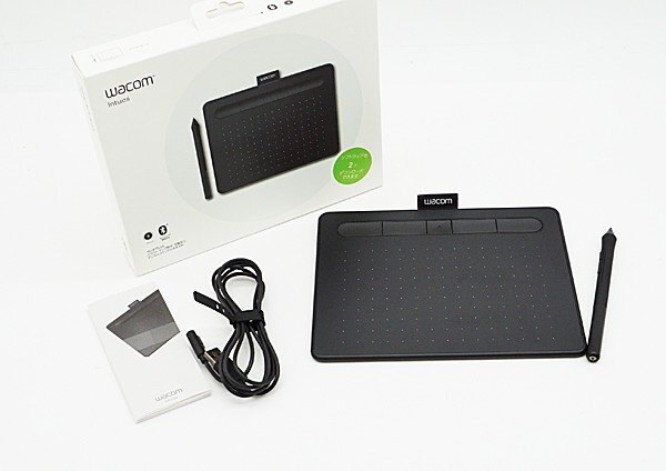 ◇美品【WACOM ワコム】Intuos small CTL-4100WL/K0 ペンタブレット ブラックの画像5