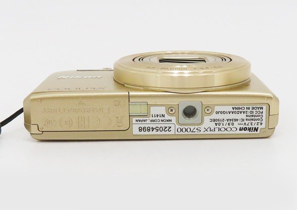 ◇【Nikon ニコン】COOLPIX S7000 コンパクトデジタルカメラ ゴールドの画像5